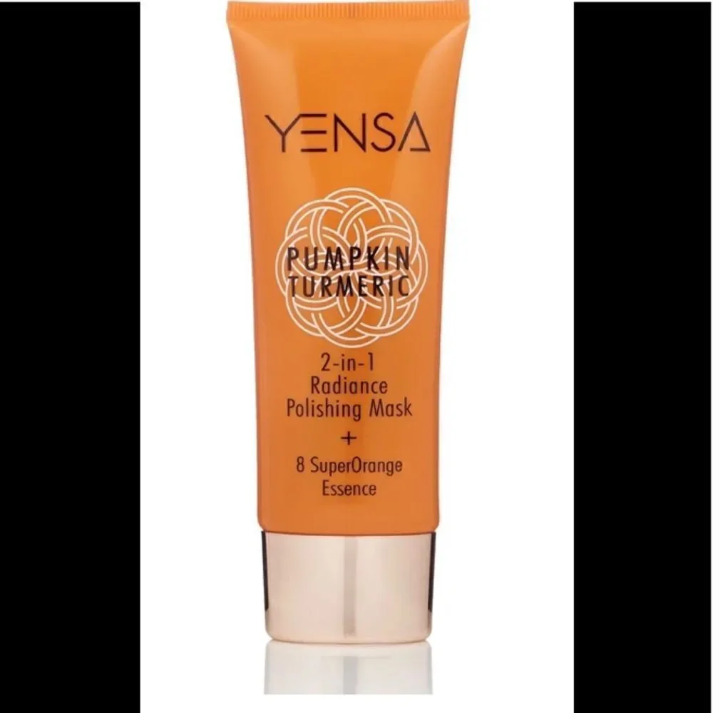 Yensa Pumpkin Tumeric 2-in-1 Radiance Polishing Mask + 8 SuperOrange Essence